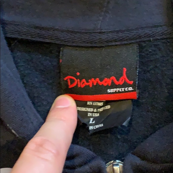 Diamond Supply Zip-Up Hoodie - Picture 4 of 7